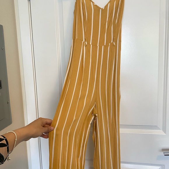 Yellow Mustard Jumpsuit - Picture 2 of 3